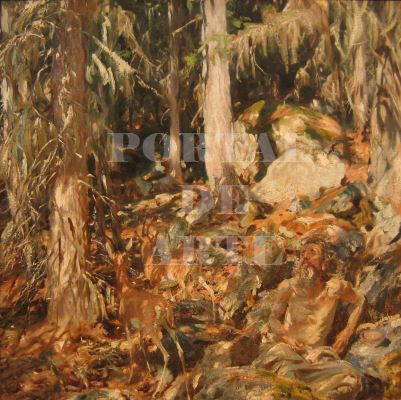 Miniatura: John Singer Sargent,O eremita,MET,quadro,poster,replica,canvas,reprodução,gravura,giclée,fine art,foto,tela,comprar,copia,obr
