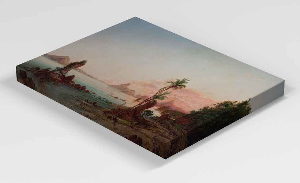 Miniatura: Nicola Antonio Facchinetti,Recanto da Praia de Icaraí,quadro,poster,gravura,replica,canvas,reprodução,comprar,copia