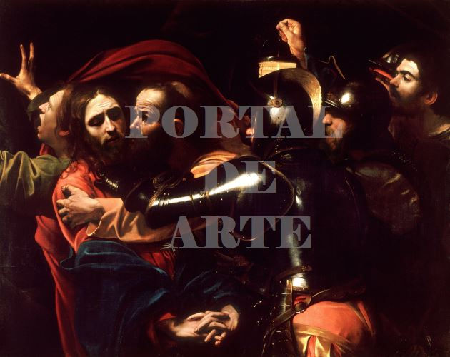 Miniatura: Caravaggio,A Captura de Cristo,falando com cristo,quadro,poster,replica,canvas,gravura,reprodução,tela,comprar,copia,fine art