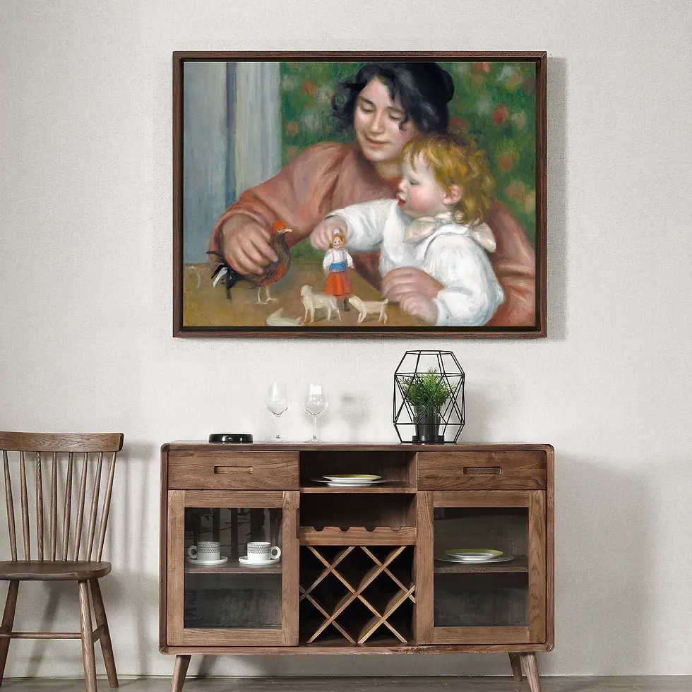 Miniatura: Renoir,Criança com Brinquedos,quadro,poster,gravura,replica,reprodução,canvas,comprar,fine art,cópia,giclée,foto,tela