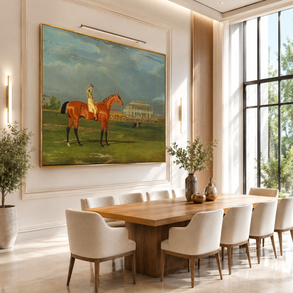 John Frederick Herring,Memnon, com William Scott Up,quadro,poster,replica,canvas,gravura,reprodução,comprar,copia,fine art
