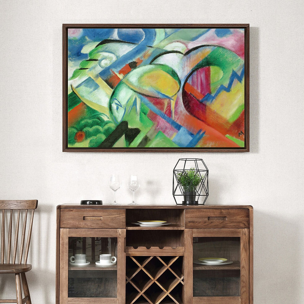 Franz Marc,As Ovelhas,The sheep,quadro,reprodução,poster,canvas,gravura,replica,fototela,tela,pintura,releitura,comprar,giclé