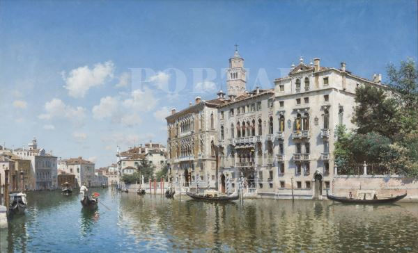 Miniatura: Federico Del Campo,Palacio,Palazo,Cavalli-Franchetti,veneza,quadro,poster,gravura,replica,reprodução,canvas,fototela,pintura