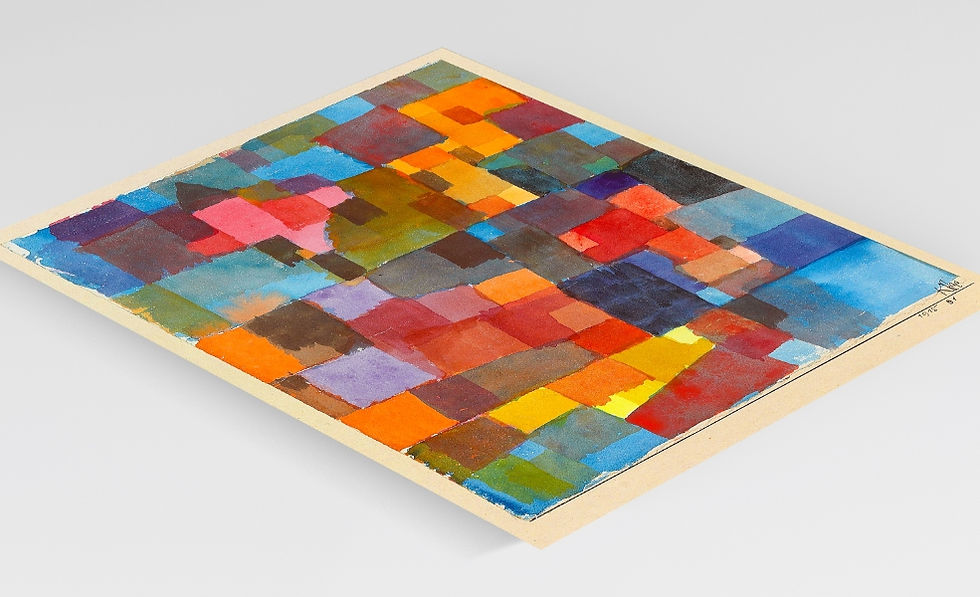 Miniatura: Paul Klee,Arquitetura,Espaço, space architecture,quadro,reprodução,poster,canvas,gravura,replicatela,pintura,comprar,cópia