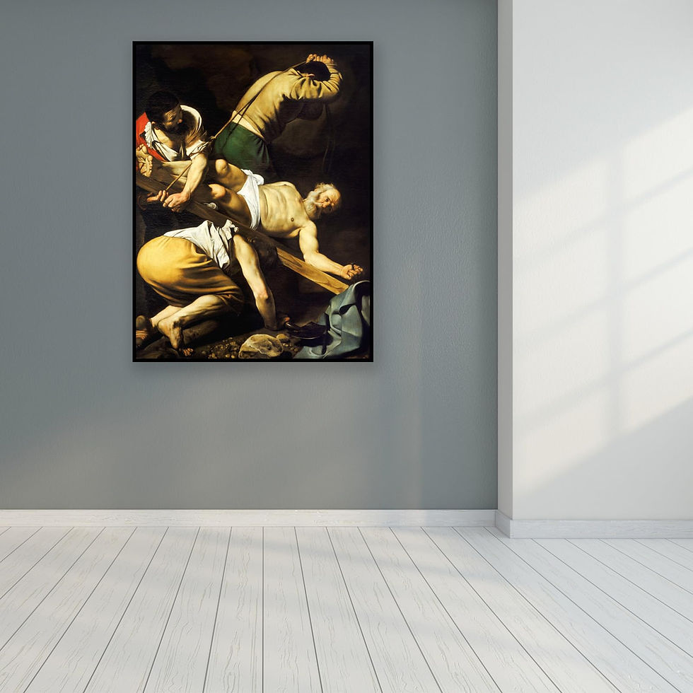Miniatura: Caravaggio,Crucificação de São Pedro,Martírio de São Pedro,quadro,poster,replica,canvas,gravura,reprodução,tela,comprar,copia