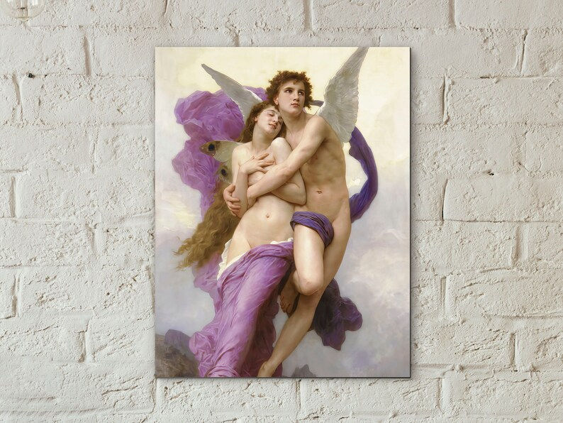 Miniatura: Bouguereau,O Rapto de Psiquê,anjos,casal,quadro,poster,replica,gravura,canvas,reprodução,tela,foto,pintura,copia,comprar