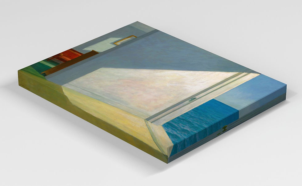 Miniatura: Edward Hopper,Quartos à Beira-Mar,1951,rooms by the sea,quadro,poster,replica,canvas,reprodução,gravura,tela,comprar,obra,art