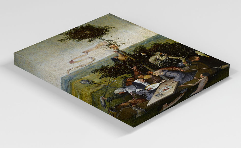 Miniatura: Hieronymus Bosch,O Navio dos Loucos,nau dos insensatos,quadro,poster,gravura,canvas,copia,comprar,fine art,giclée,obra,pintur