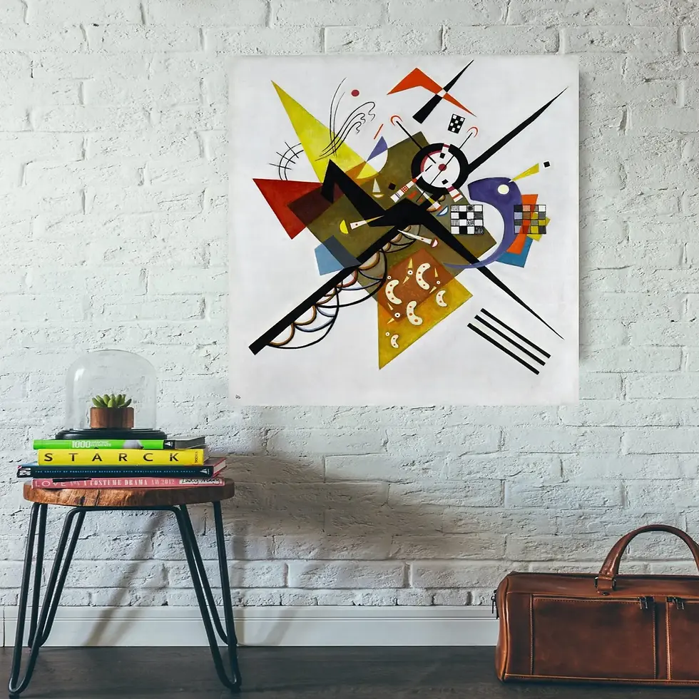Miniatura: kandinsky,No branco II,On White II,quadro,poster,gravura,reprodução,canvas,replica,releitura,comprar,copia,fine art,giclée