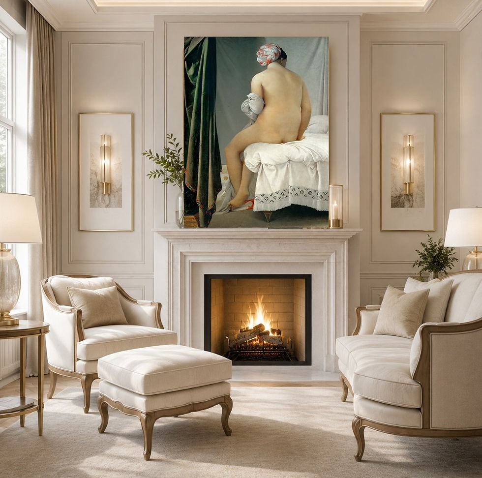 Ingres,A Banhista de Valpinçon,comprar,quadro,poster,gravura,replica,canvas,reprodução,tela,fotela,pintura