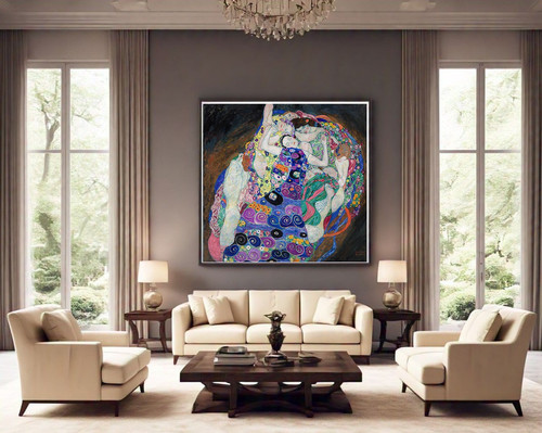 Gustav Klimt | A Virgem | Quadro Réplica | Canvas | Pôster