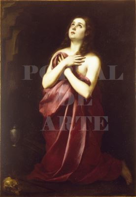 Miniatura: Murillo,Madalena Penitente,the penitent magdalene,quadro,reprodução,poster,canvas,gravura,replica,foto,tela,comprar,copia