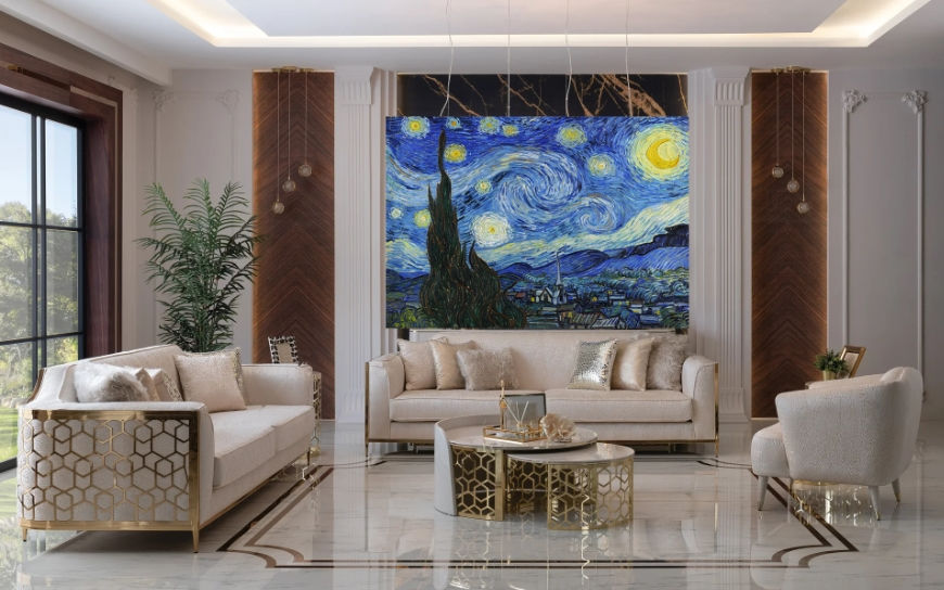 Miniatura: vincent,van gogh,noite estrelada,starry night,quadro,poster,gravura,reprodução,canvas,replica,releitura,comprar,fine art,tela