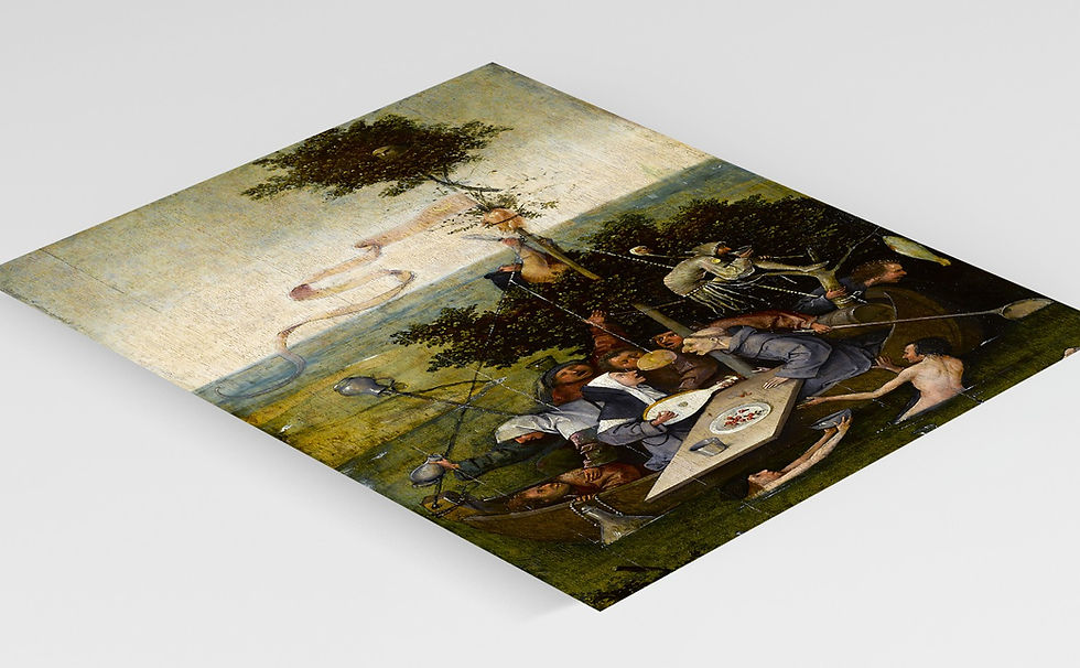 Miniatura: Hieronymus Bosch,O Navio dos Loucos,nau dos insensatos,quadro,poster,gravura,canvas,copia,comprar,fine art,giclée,obra,pintur