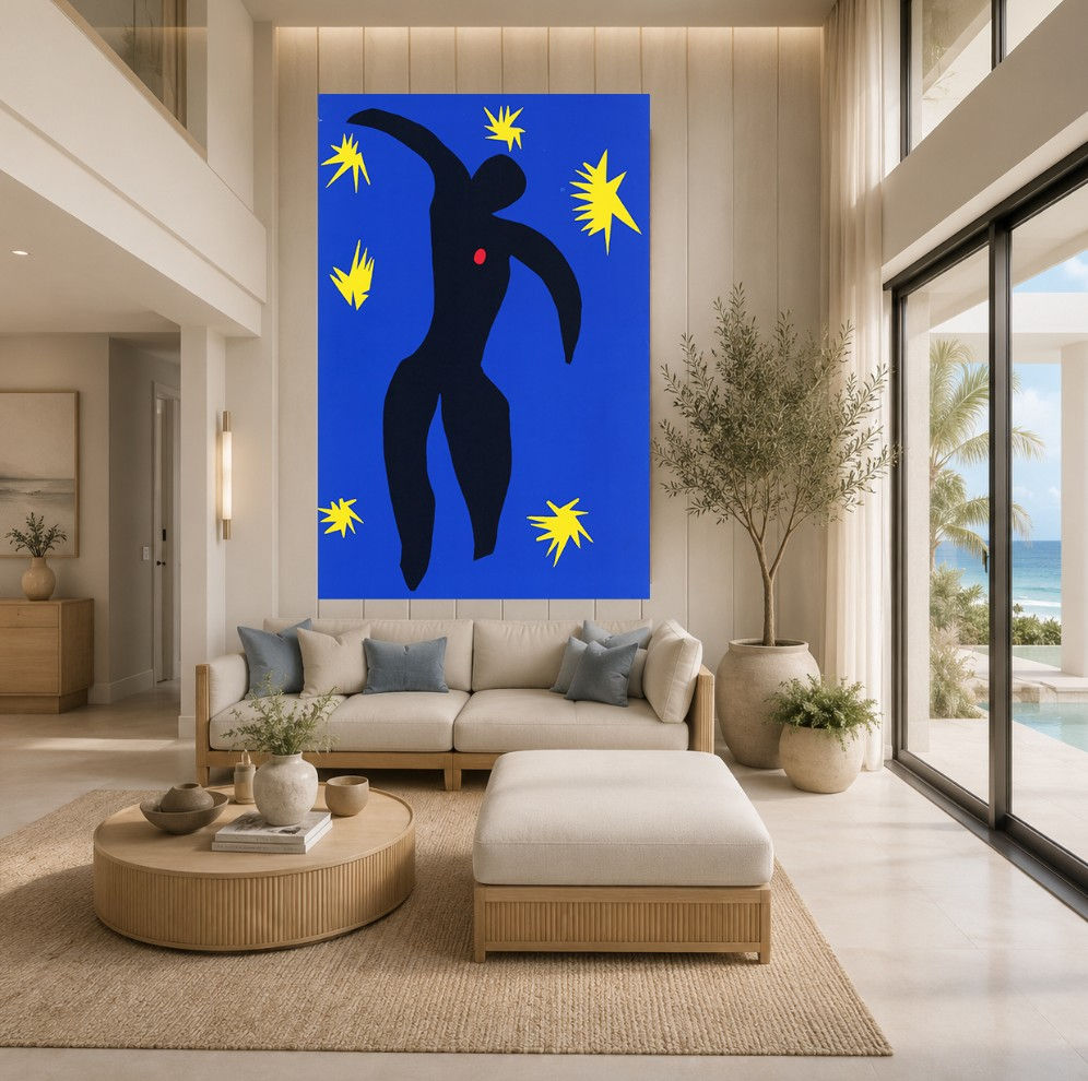 Henri Matisse,Icaro,icarus,icare,jazz,poster,gravura,reprodução,canvas,replica,releitura,tela,pintura,comprar
