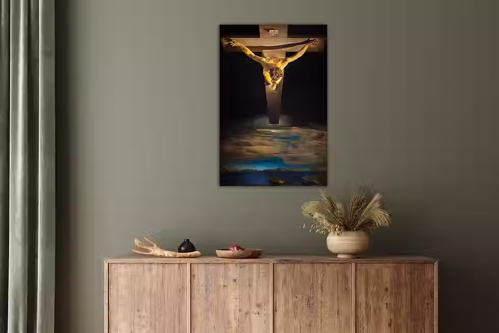 Miniatura: Salvador Dali,Cristo de São João da Cruz,quadro,poster,replica,gravura,canvas,reprodução,tela,fototela,pintura