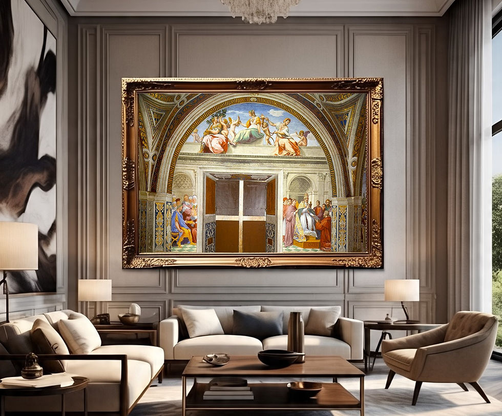 Raphael,Raphael,Sanzio,As Virtudes Cardeais e Teologais,quadro,poster,canvas,gravura,réplica,reprodução,compra,copia