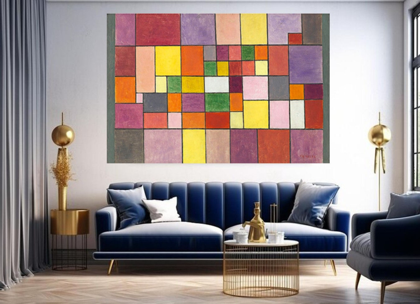 Paul Klee,Harmonia da Flora Nórdica,quadro,poster,gravura,canvas,replica,reprodução,foto,tela,pintura,comprar,cópia,fine art,