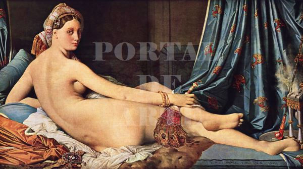Miniatura: Ingres,A Grande Odalisca,comprar,poster,réplica,gravura,canvas,reprodução,pôster,tela,fototela,pintura,giclee,fine art