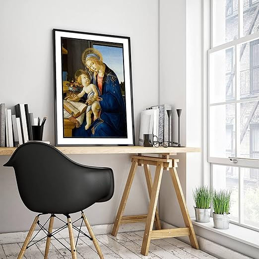 Miniatura: Botticelli,A Virgem e o Menino,A Madona do Livro,quadro,reprodução,poster,canvas,gravura,replica,tela,pintura,comprar,copia