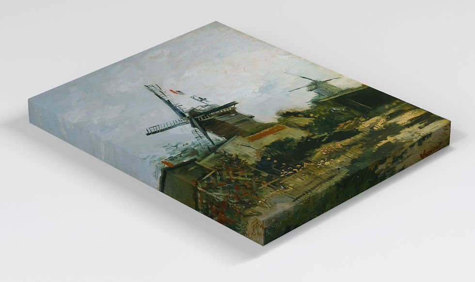 Miniatura: Van Gogh,Moinhos de Vento em Montmartre,quadro,poster,replica,canvas,reprodução,gravura,tela,comprar,copia,pintura,obra,arte