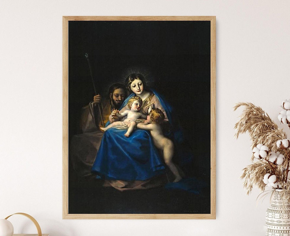 Miniatura: Goya,Sagrada Familia,The Holy Family,poster,gravura,reprodução,canvas,replica,releitura,tela,pintura,comprar