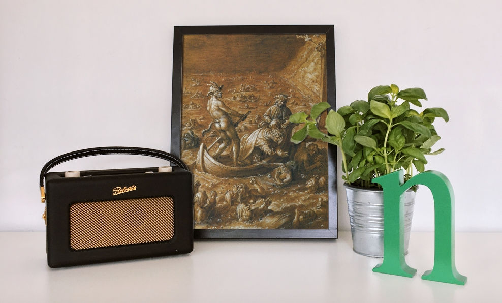 Giovanni Stradano,Ilustração do Inferno de Dante,canto8,quadro,reprodução,poster,canvas,gravura,replica,pintura,comprar,copia