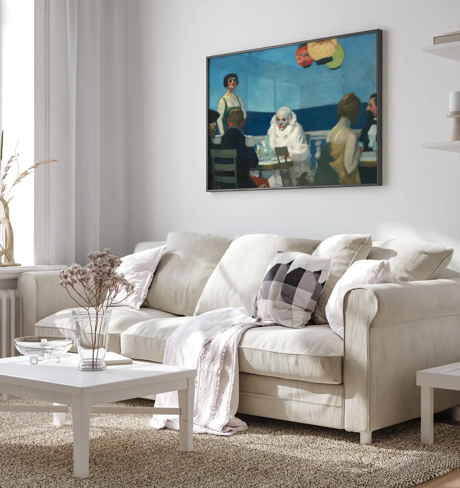 Edward Hopper,Noite Azul,Blue Night,quadro poster,réplica,canvas,gravura,reprodução,tela,releitura,fototela,fine art,comprar