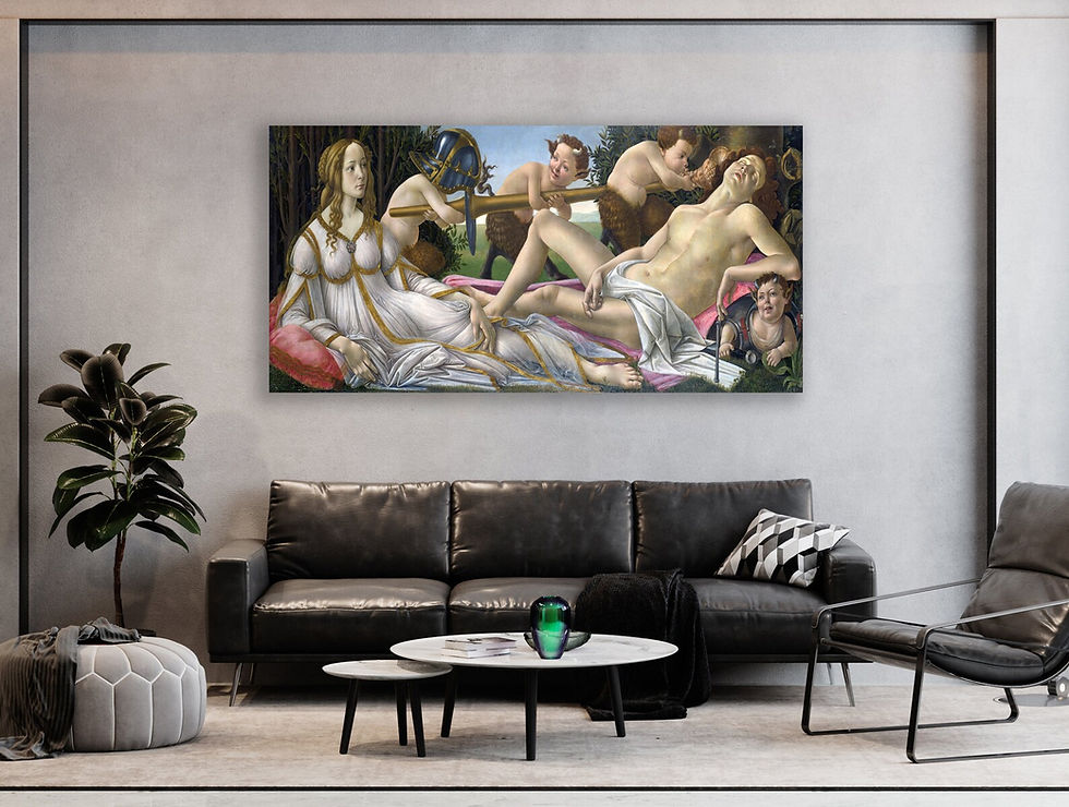 Miniatura: Botticelli,Vênus e Marte,quadro,poster,gravura,replica,canvas,reprodução,gravura,tela,comprar,copia,pintura,fine art,giclée