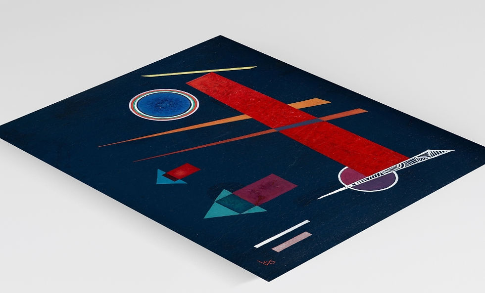 Miniatura: Kandinsky,Vermelho Poderoso,Powerful Red,quadro,poster,replica,canvas,reprodução,gravura,tela,comprar,copia,pintura,obra,art