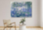 monet,Ninfeias no Jardim de Monet,nenufares,lírio d' água,quadro,poster,replica,canvas,reprodução,gravura,tela,comprar,copia,