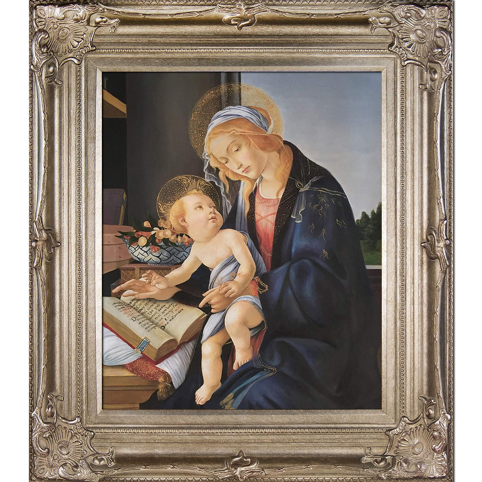 Miniatura: Botticelli,A Virgem e o Menino,A Madona do Livro,quadro,reprodução,poster,canvas,gravura,replica,tela,pintura,comprar,copia
