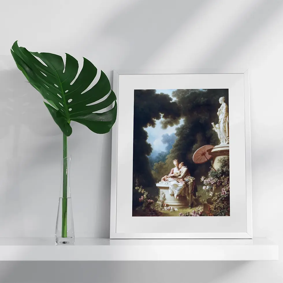 Miniatura: Jean Honoré Fragonard,O Progresso do Amor, Cartas de Amor,quadro,reprodução,poster,canvas,gravura,replica,tela,pintura,compra