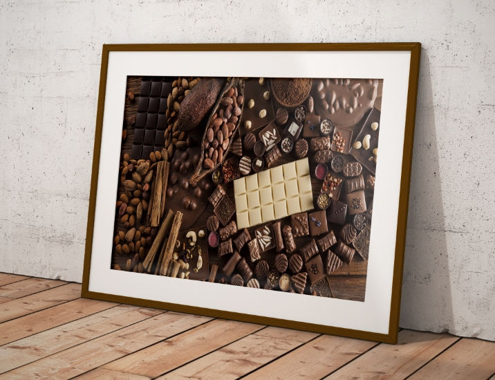fotografia,cozinha,Alimento,Chocolate,tablete,barra,Colorido,sala,quadro,poster,replica,gravura,canvas,reprodução,foto,tela