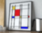 Mondrian,Amarelo,Vermelho,Azul,quadro,poster,gravura,canvas,replica,reprodução,comprar,cópia,fine art,giclée,arte,obra,tela