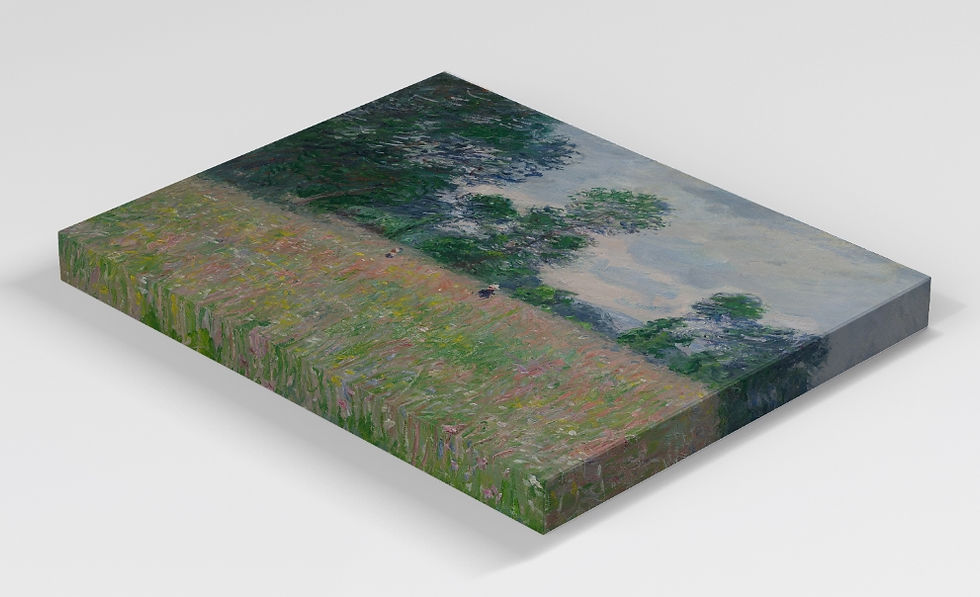 Miniatura: Monet,O Prado Florido,The Flowered Meadow,quadro,poster,replica,canvas,reprodução,gravura,tela,comprar,copia,pintura,obra,art