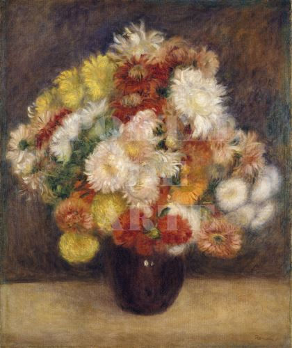 Miniatura: Renoir,Bouquet de Crisântemos,Bouquet of Chrysanthemums,quadro,poster,gravura,replica,reprodução,canvas,tela,pintura,comprar