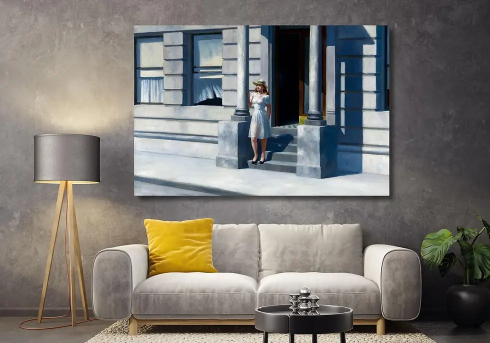 Miniatura: Edward Hopper,Horário de verão,quadro,reprodução,poster,canvas,gravura,replica,foto,tela,pintura,comprar,copia,gicle
