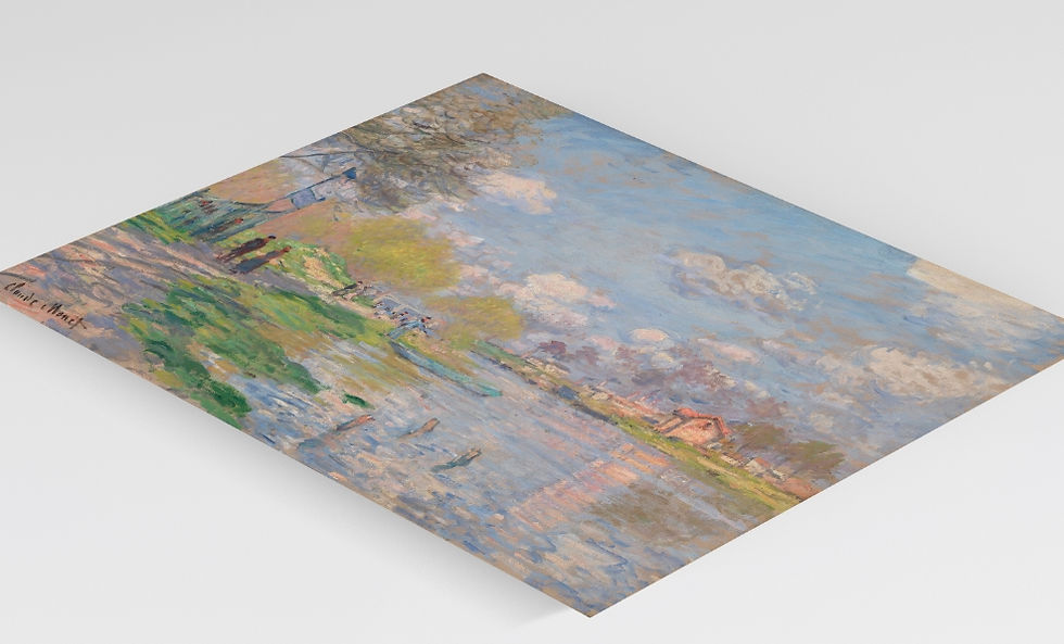 Miniatura: Monet,Primavera pelo Sena,quadro,poster,replica,canvas,reprodução,gravura,tela,comprar,copia,pintura,obra,arte,fine art,giclé