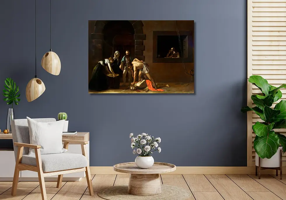 Miniatura: Caravaggio,A Decapitação de João Batista,São João Batista,quadro,poster,gravura,reprodução,canvas,comprar