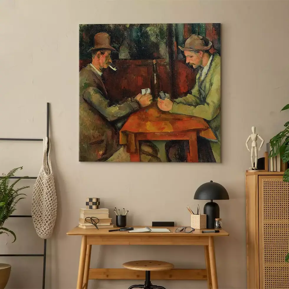 Miniatura: Cézanne,Os Jogadores de Carta,The card players,quadro,reprodução,poster,canvas,gravura,replica,fototela,tela,pintura,comprar