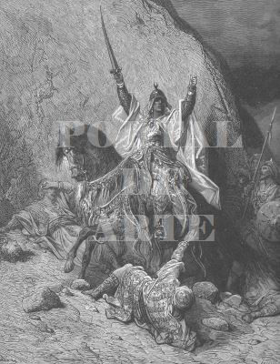 Miniatura: Gustave Doré,Saladino,O Vitorioso,Saladin,the victorious,quadro,poster,replica,canvas,reprodução,gravura,comprar,copia,pintur