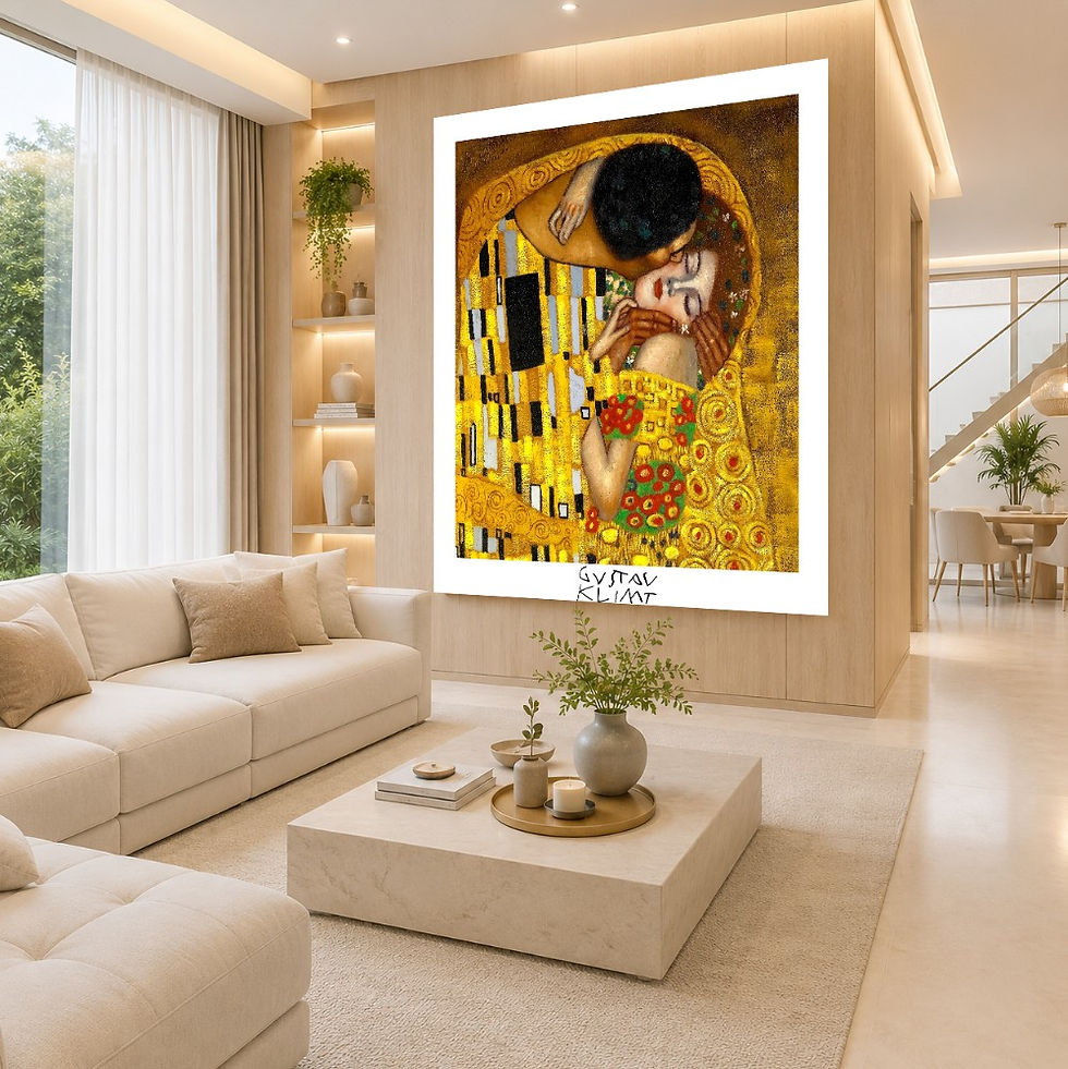 Miniatura: gustav klimt, Beijo,detalhe,quadro,poster,gravura,replica,canvas,reprodução,gravura,tela,releitura,comprar,fine art,giclée