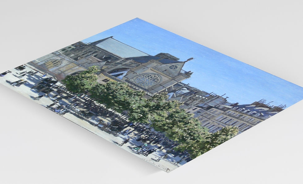 Miniatura: monet,igreja,Saint Germain,l'Auxerrois,Paris,quadro,poster,replica,canvas,pintura,gravura,reprodução,fine art,comprar,cópia