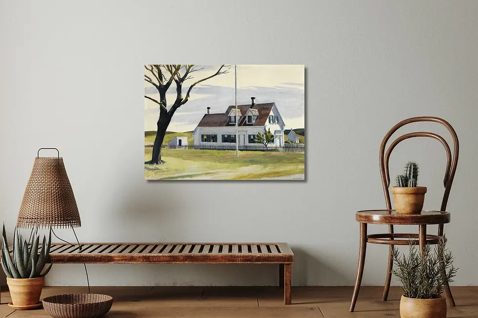 Edward Hopper,Árvore morta ao lado da Casa Lombard,quadro,poster,gravura,reprodução,réplica,canvas,tela,pintura,comprar,fine