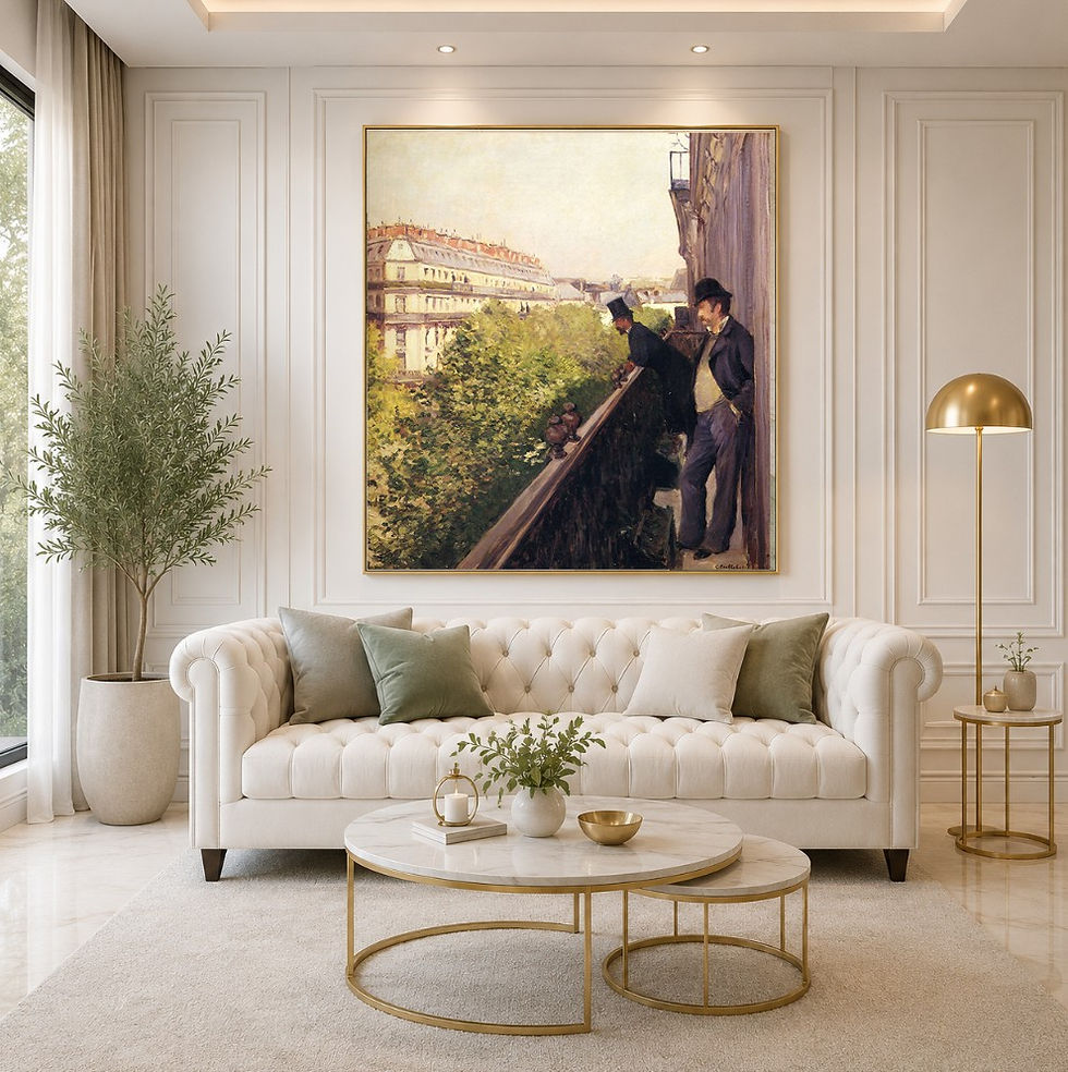 Gustave Caillebotte,Varanda, Boulevard Haussmann,quadro,canvas,poster,replica,gravura,reprodução,canvas,fototela,tela,comprar