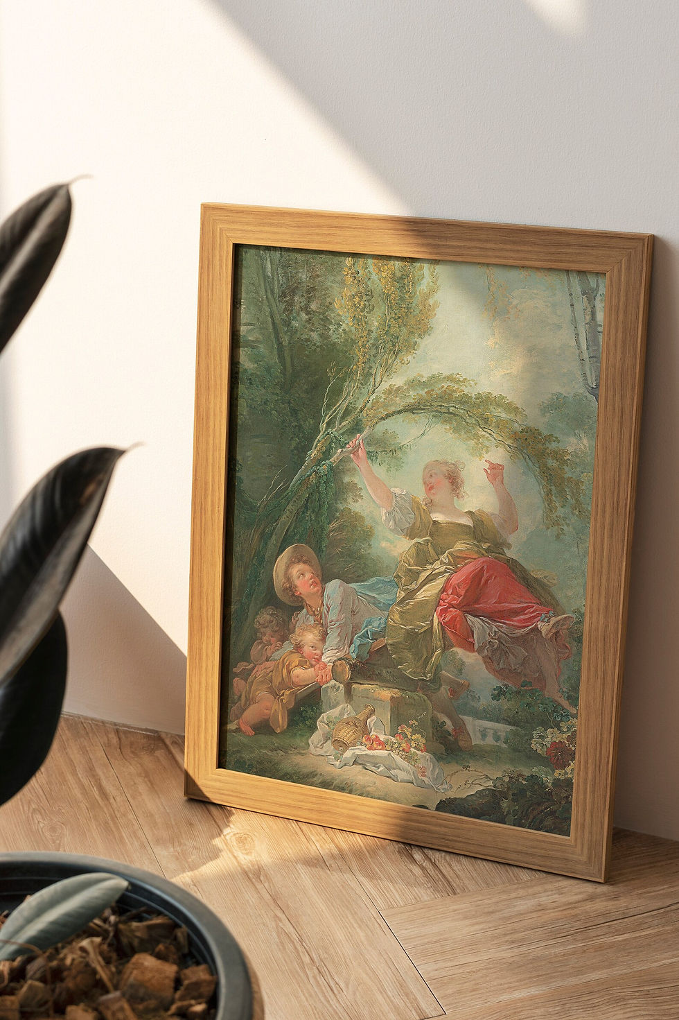 Miniatura: Jean Honoré Fragonard,A Gangorra,quadro,poster,replica,gravura,canvas,reprodução,tela,giclee,comprar,pintura,fine art