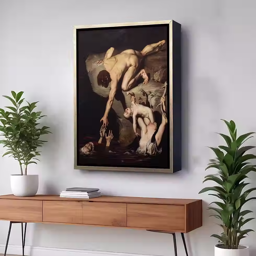 Miniatura: Joseph Desire Court,Cena do Grande Dilúvio,O Grande Dilúvio,quadro,poster,replica,canvas,gravura,reprodução,comprar,copia
