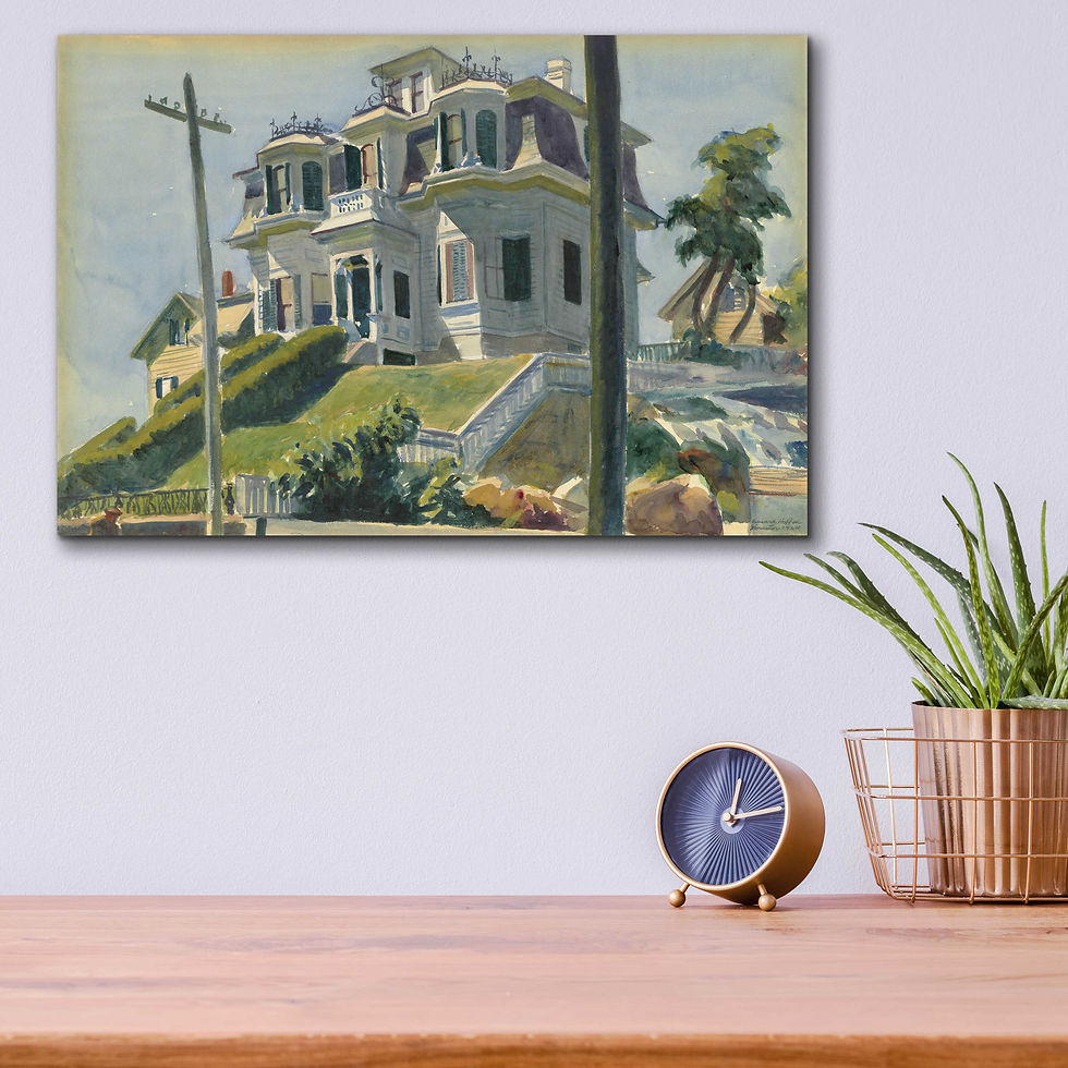Miniatura: Edward Hopper,Casa de Haskell,quadro,reprodução,poster,canvas,gravura,replica,tela,pintura,comprar,copia,obra,pintura