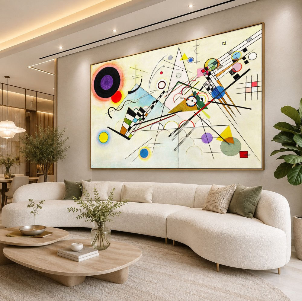 Wassily kandinsky,composição VIII,Composition VIII,quadro,poster,gravura,reprodução,canvas,replica,releitura,comprar,copia